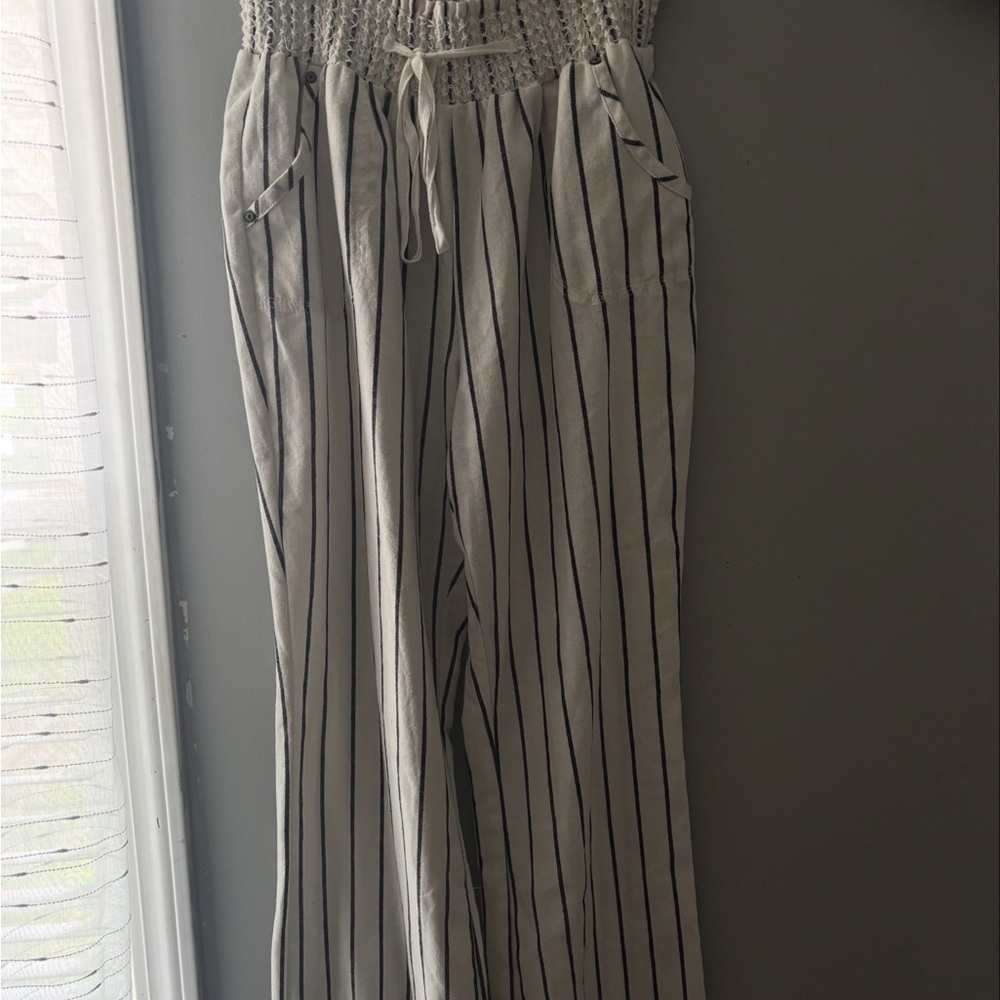 Target Black and White Straight Leg Pants